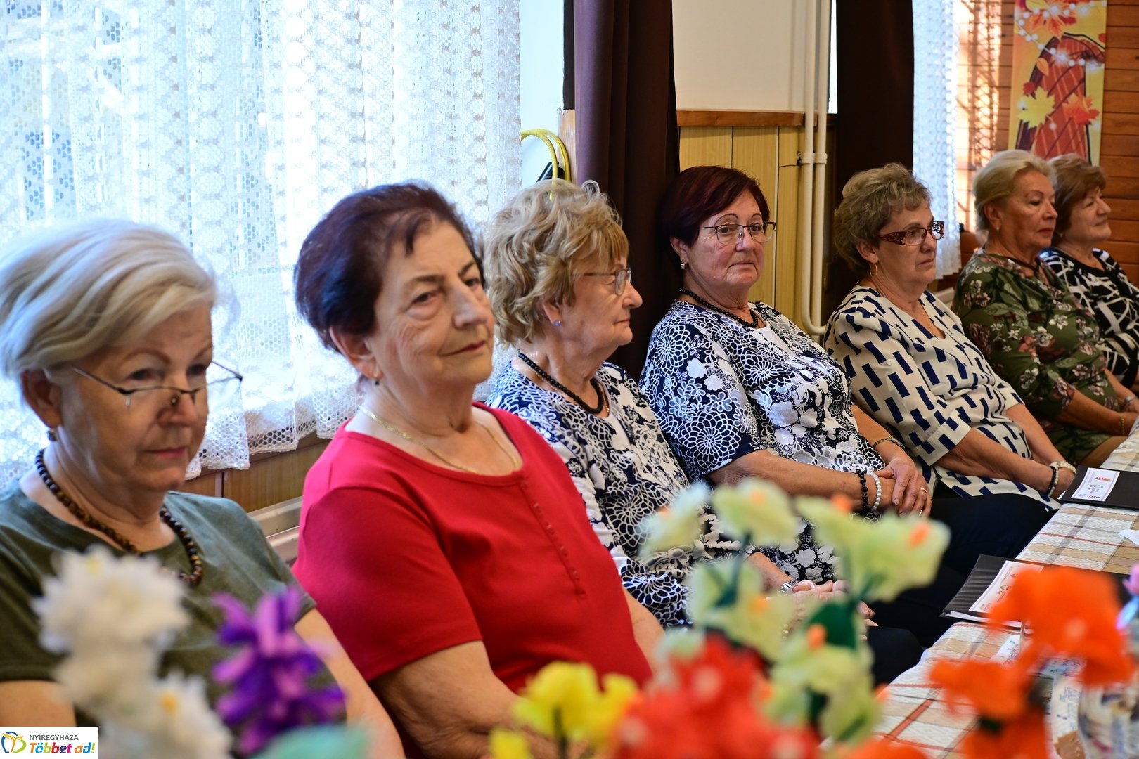 Szépkorú köszöntése Sebestyén Józsefné