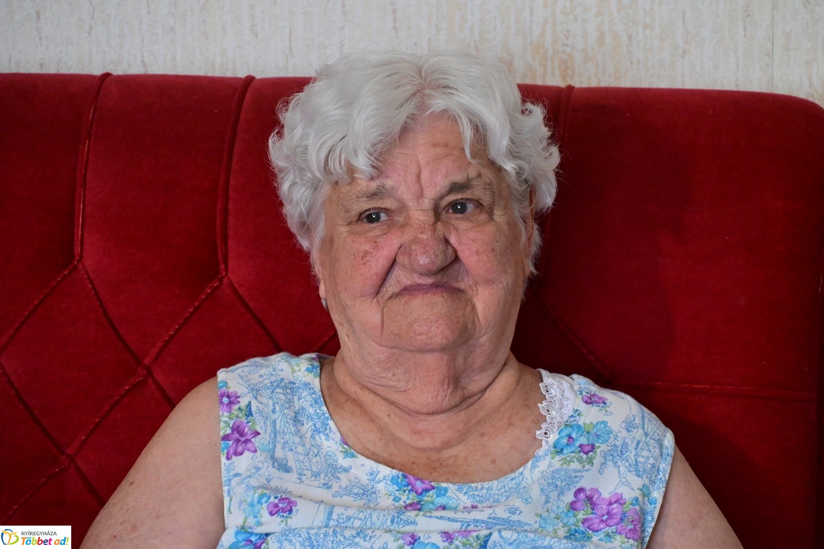 Szépkorú köszöntése - Simai Sándorné