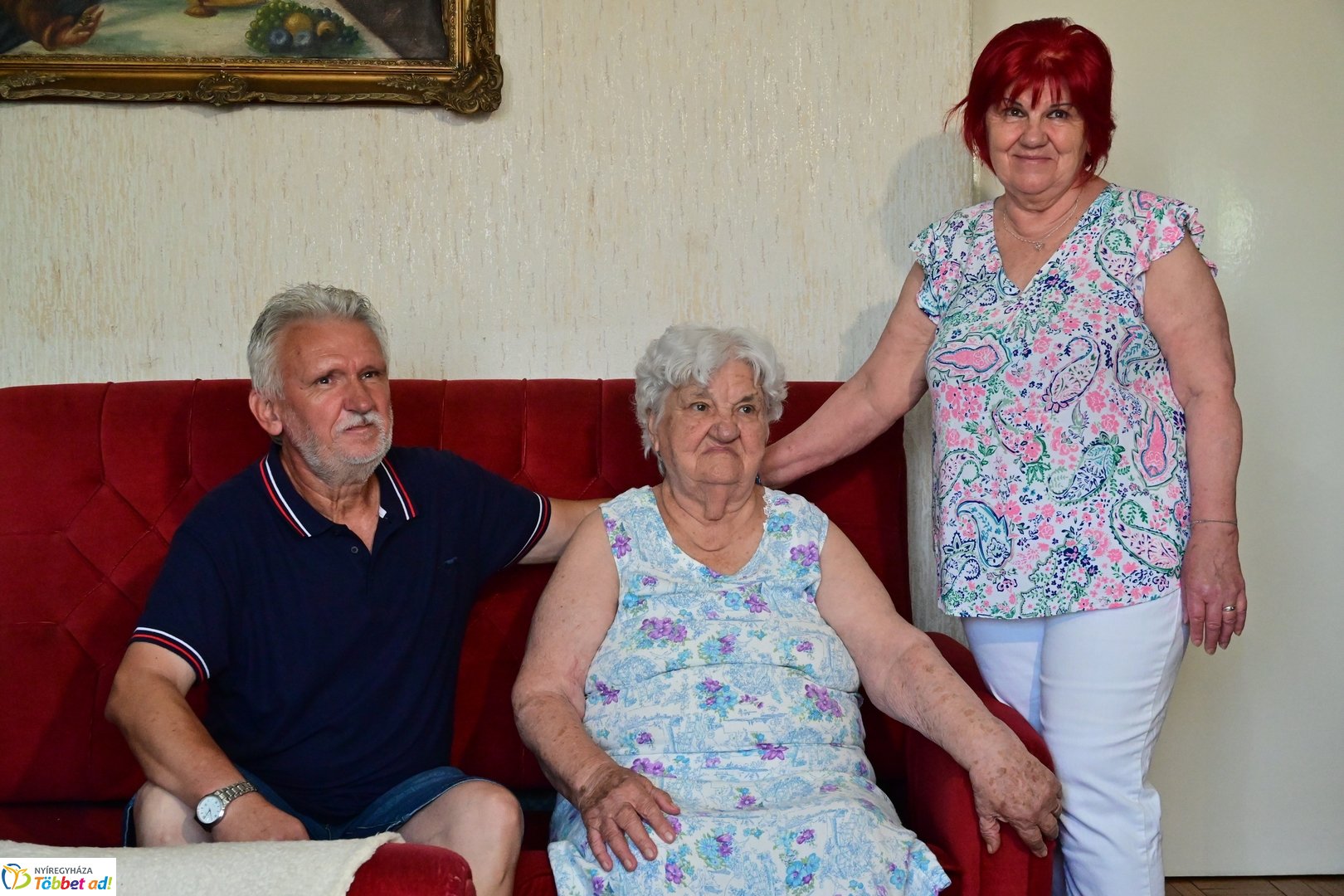 Szépkorú köszöntése - Simai Sándorné