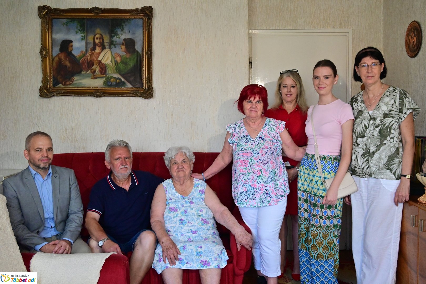 Szépkorú köszöntése - Simai Sándorné