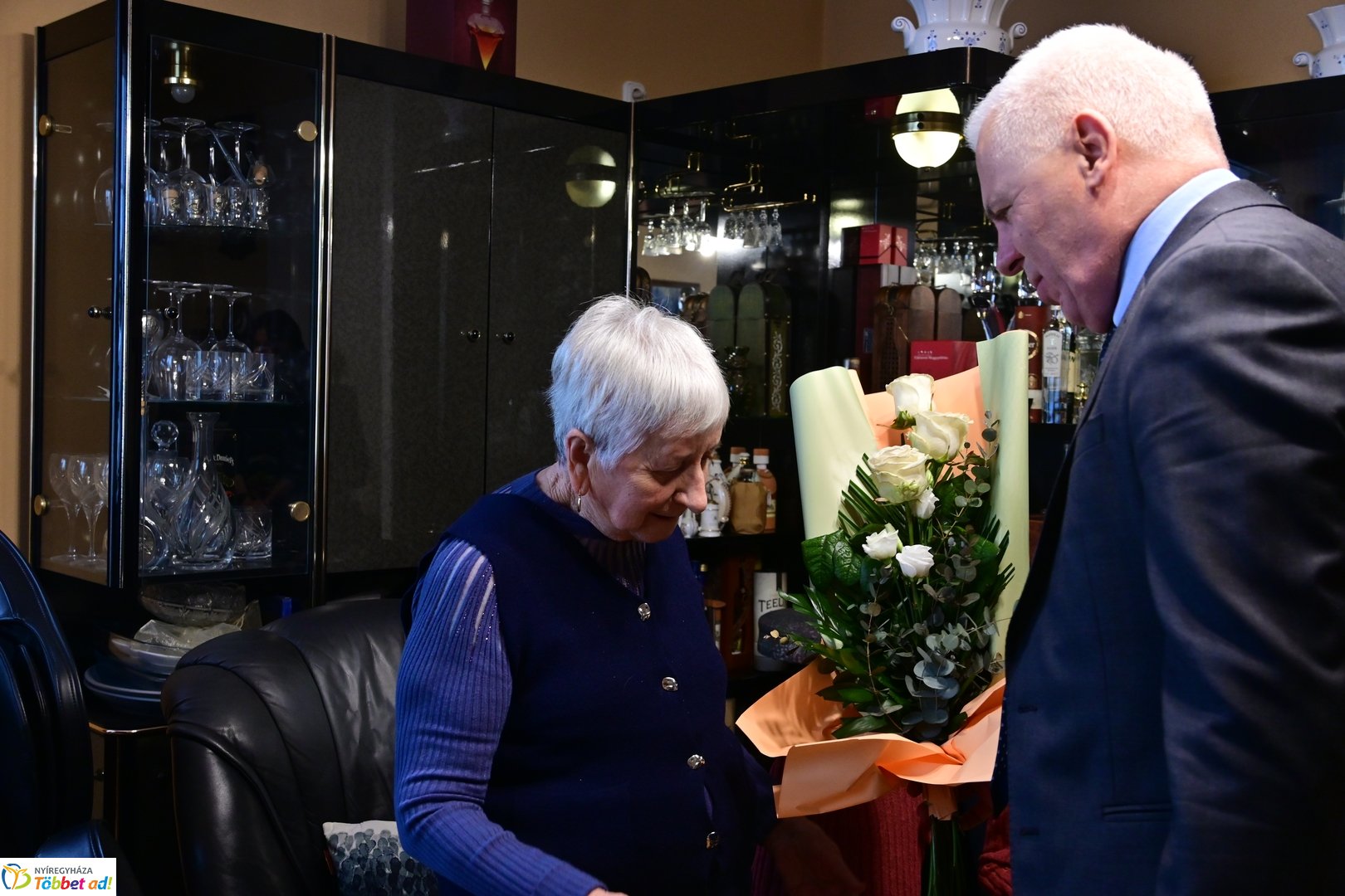 Szépkorú köszöntése - Szabó Györgyné