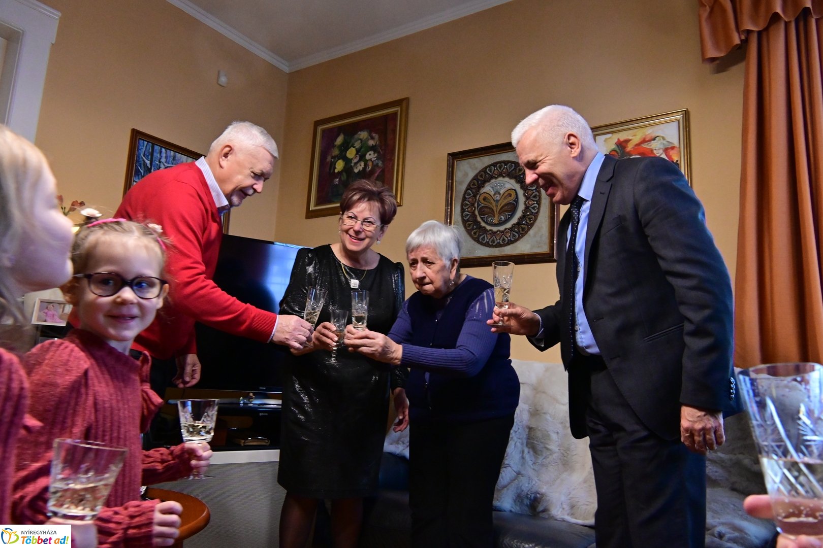 Szépkorú köszöntése - Szabó Györgyné