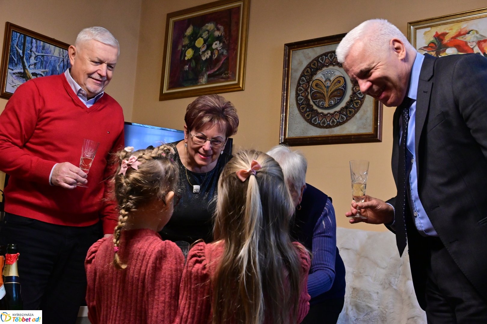 Szépkorú köszöntése - Szabó Györgyné