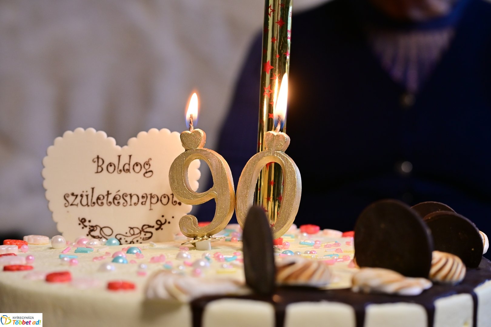 Szépkorú köszöntése - Szabó Györgyné