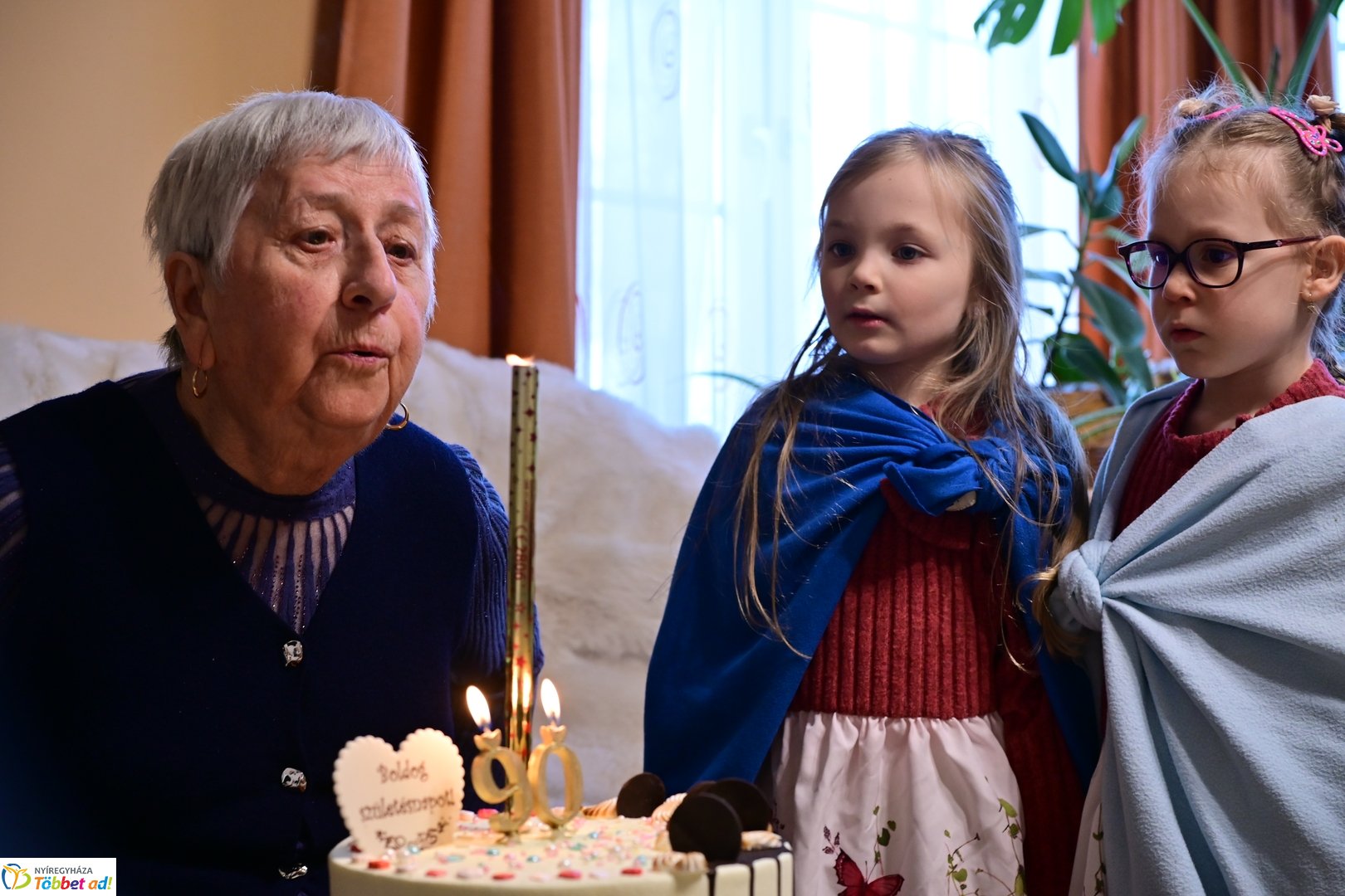 Szépkorú köszöntése - Szabó Györgyné