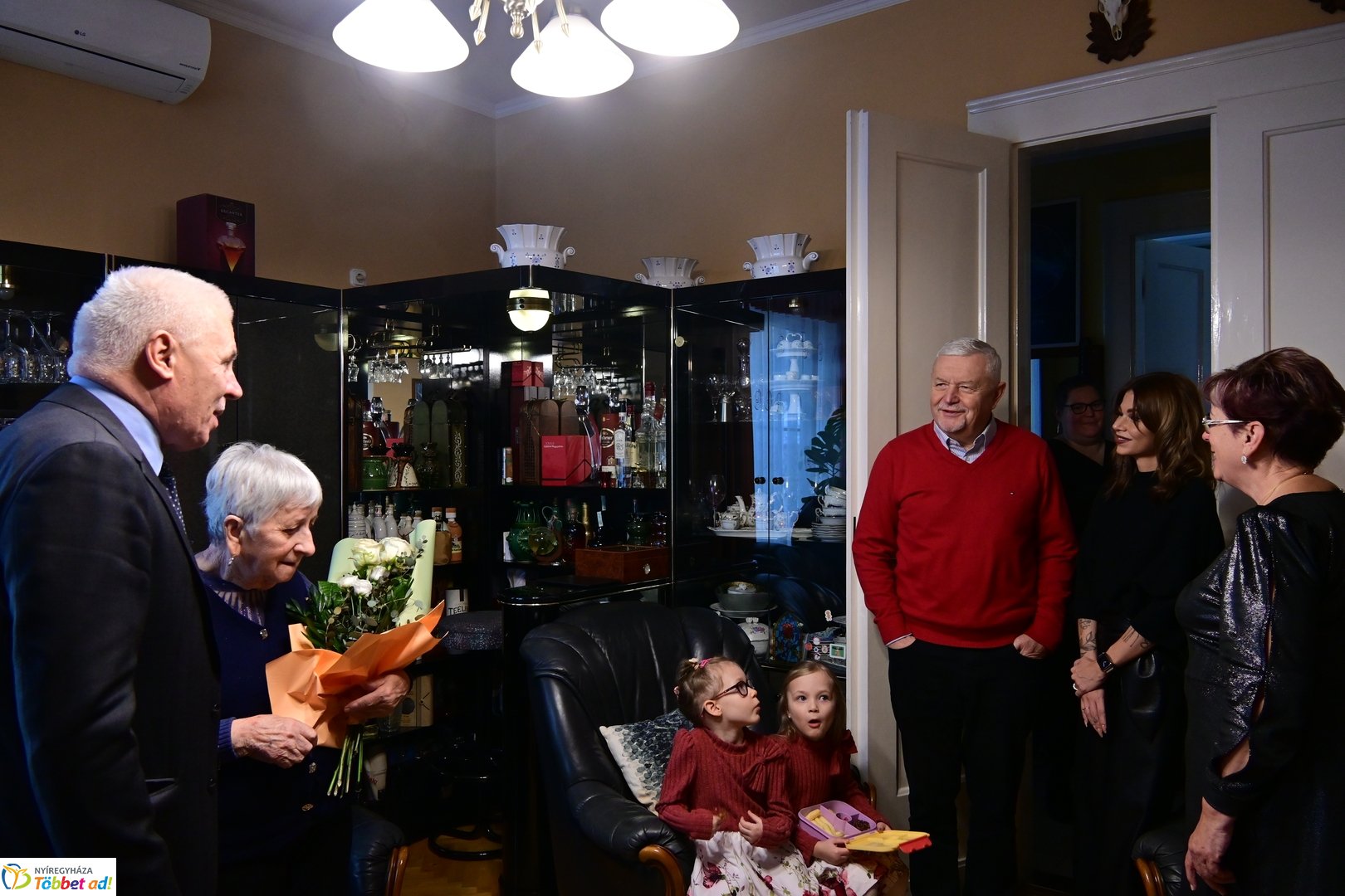 Szépkorú köszöntése - Szabó Györgyné