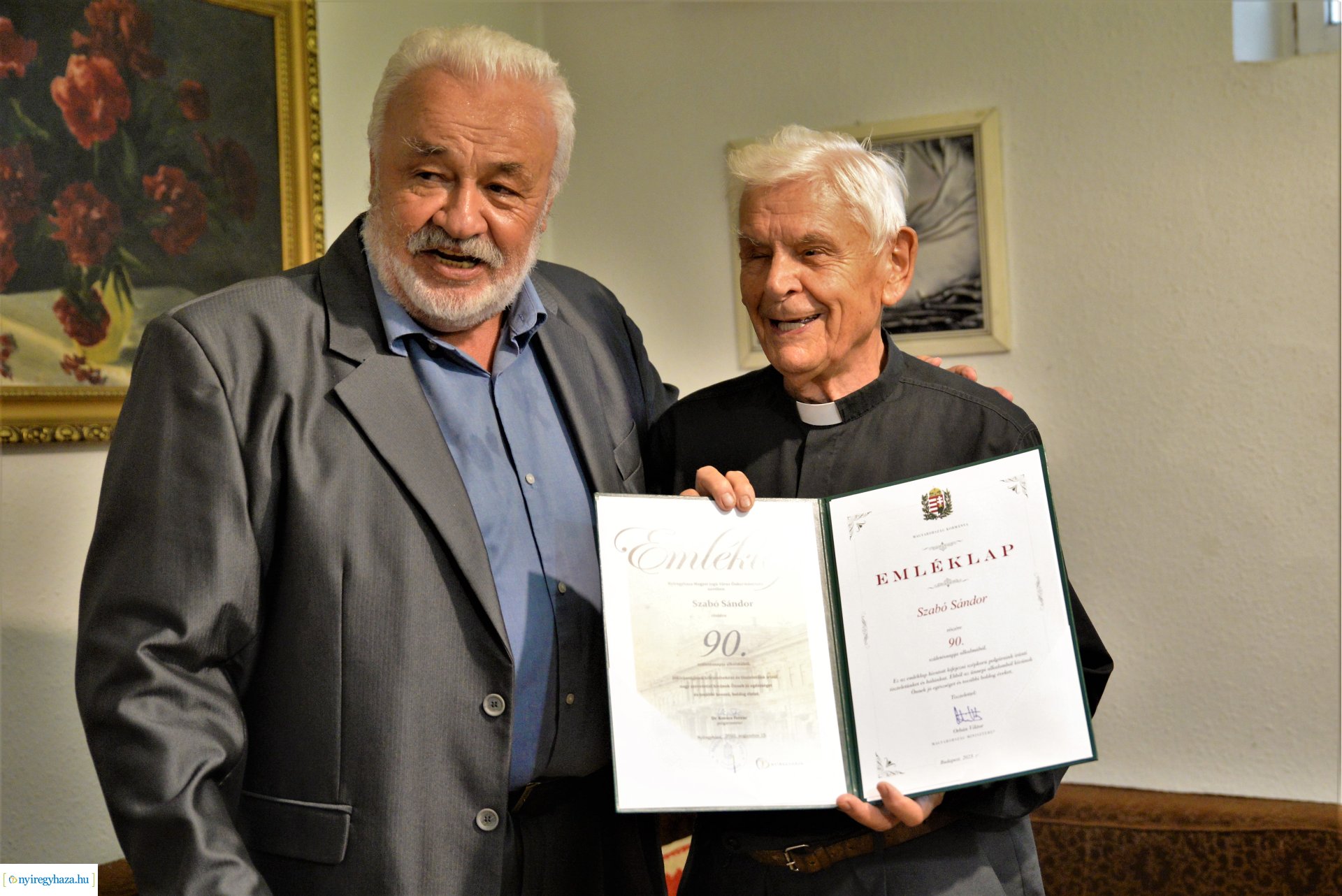 Szépkorú köszöntése - Szabó Sándor 90. születésnapja 