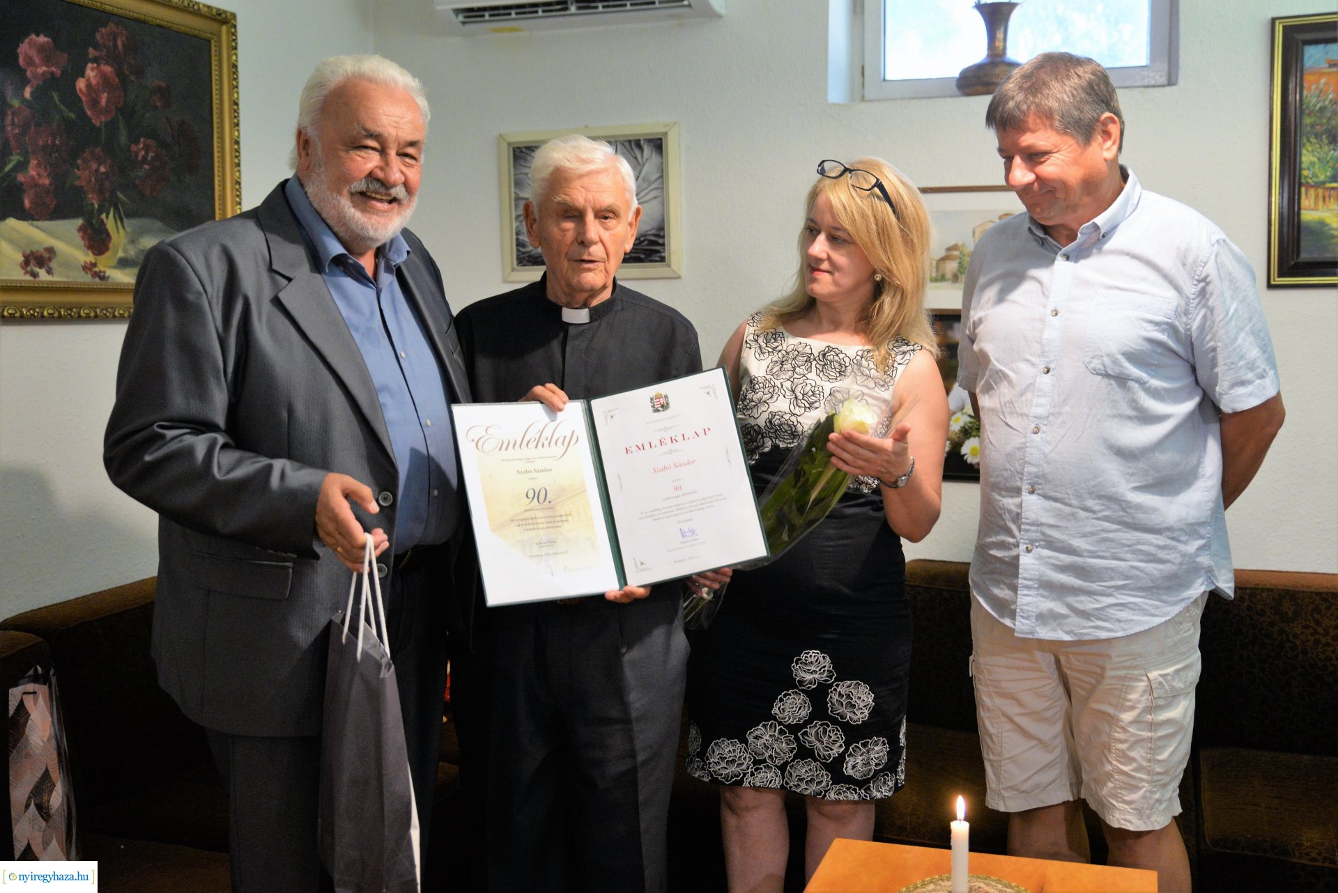 Szépkorú köszöntése - Szabó Sándor 90. születésnapja 