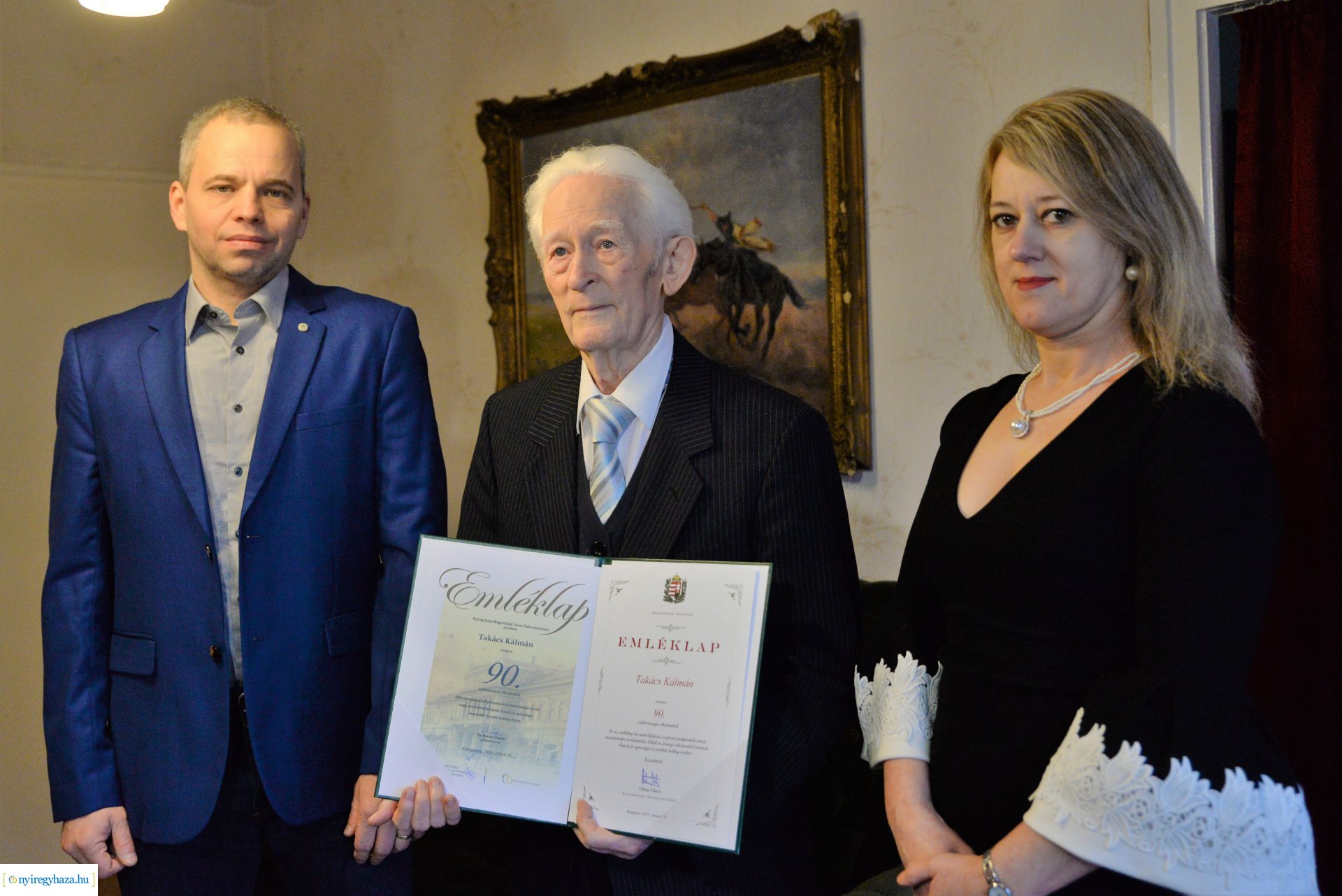 Szépkorú köszöntése - Takács Kálmán