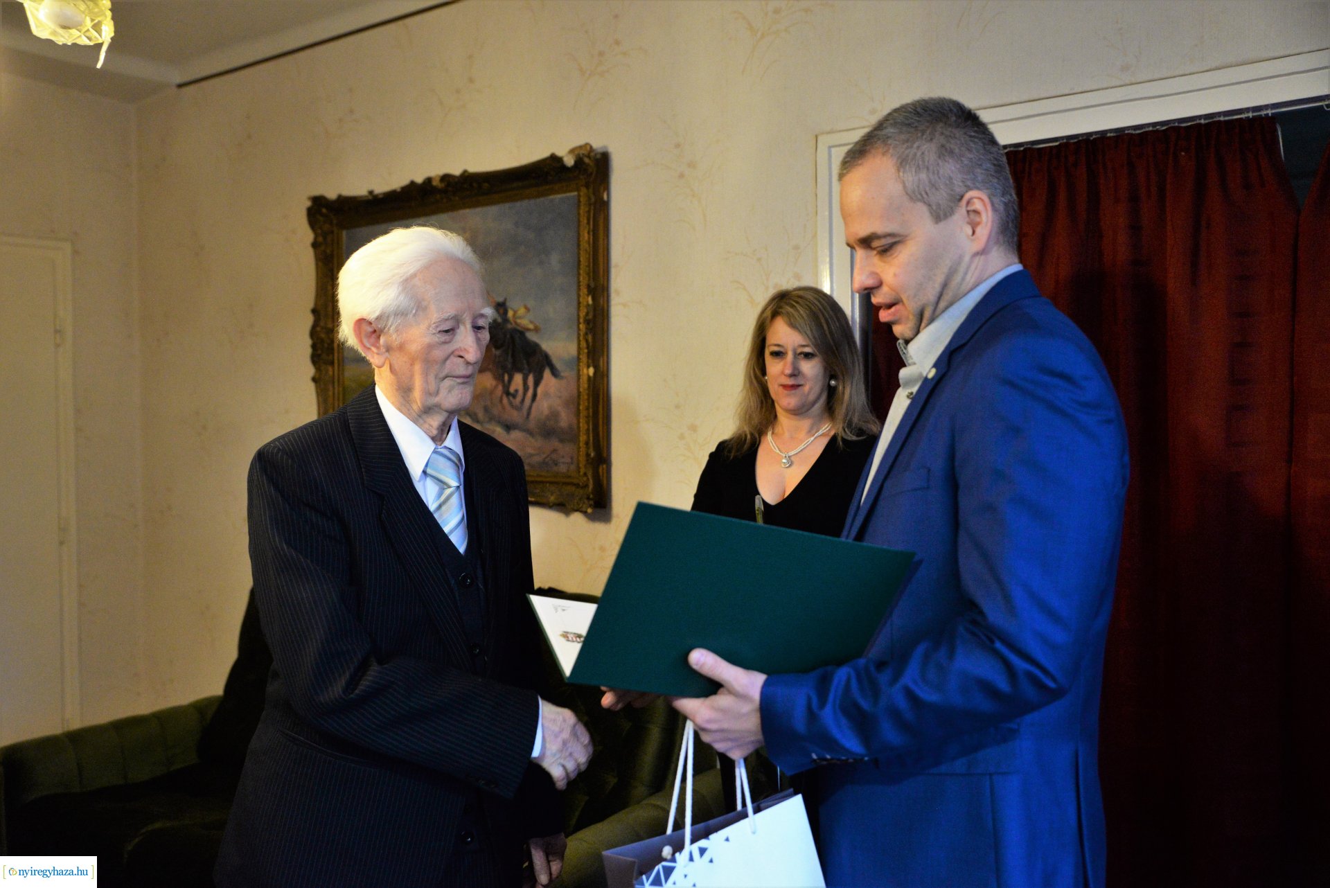 Szépkorú köszöntése - Takács Kálmán