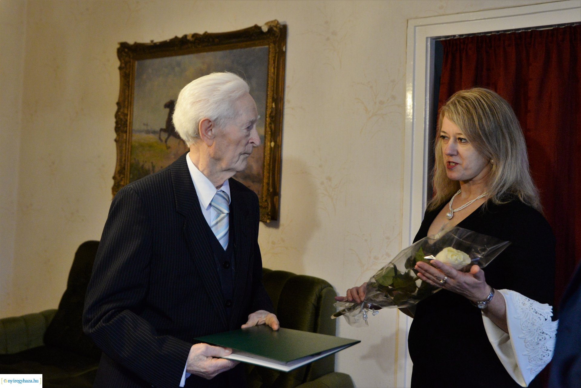 Szépkorú köszöntése - Takács Kálmán