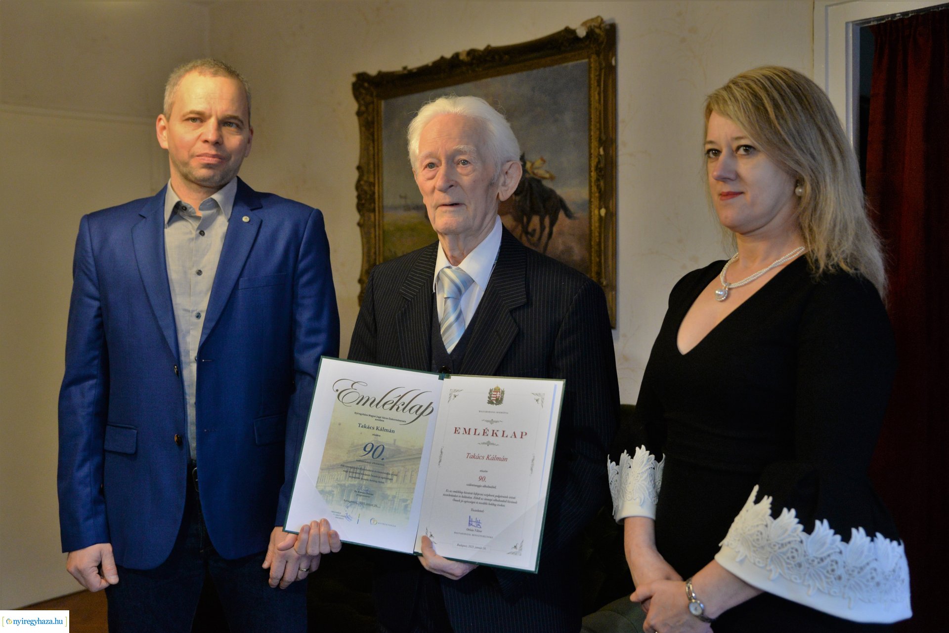 Szépkorú köszöntése - Takács Kálmán