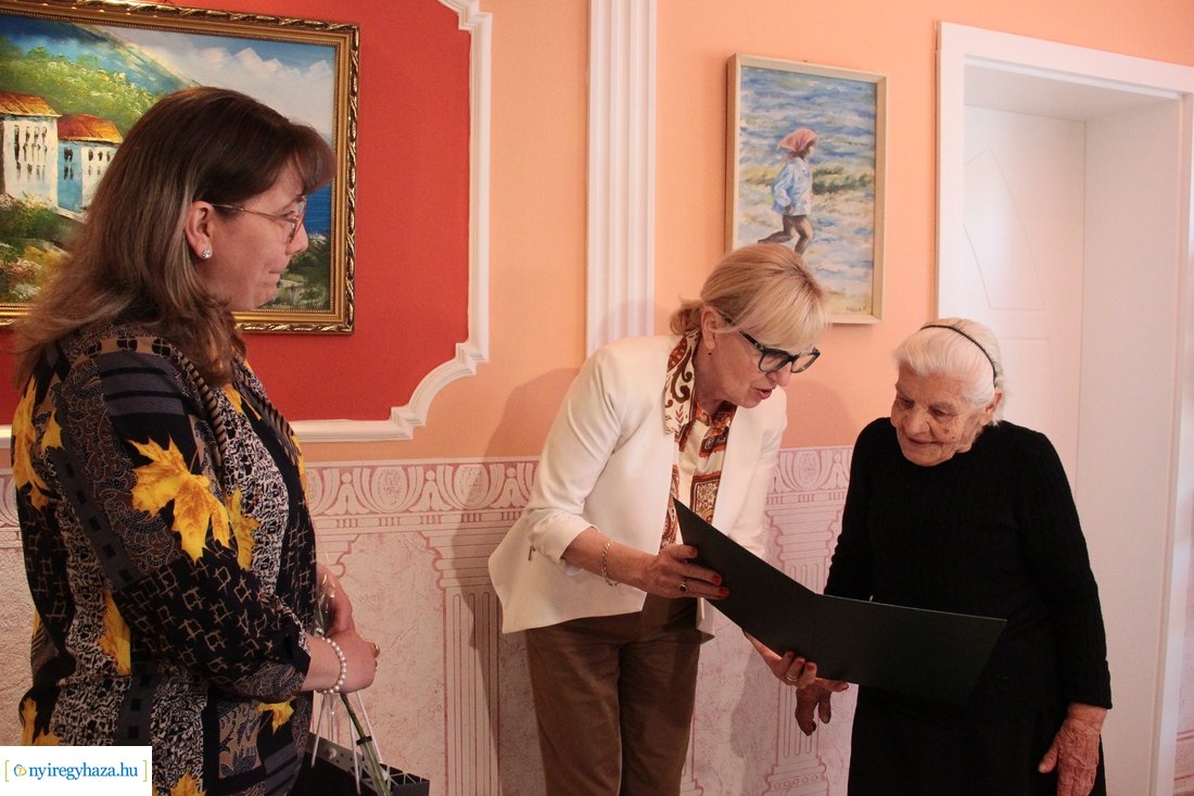 Szépkorú köszöntése - Tóth Miklósné 20230522