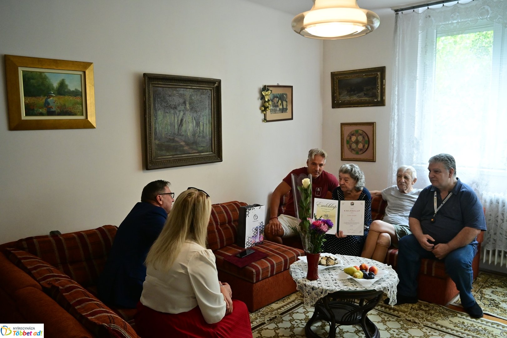 Szépkorú köszöntése Ujváry Józsefné - 2026 szeptember