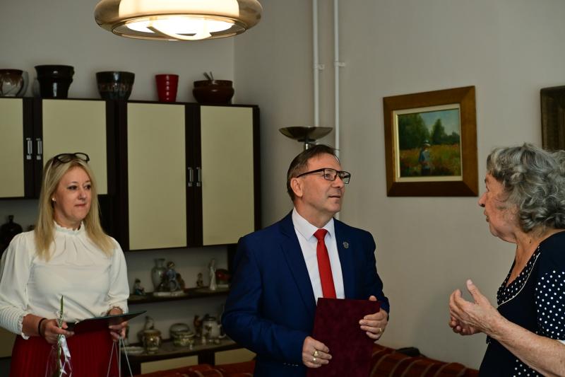 Szépkorú köszöntése Ujváry Józsefné - 2026 szeptember