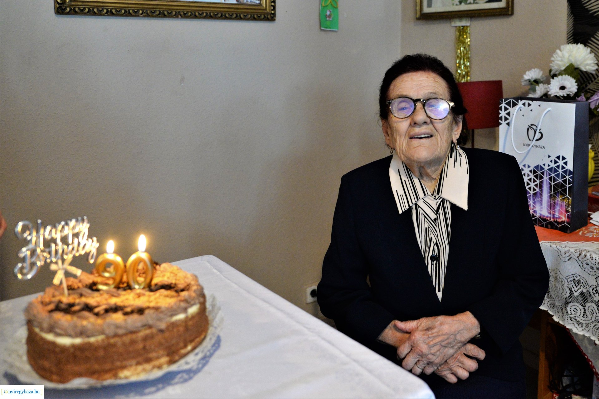 Szépkorú Kozma Ferencné köszöntése