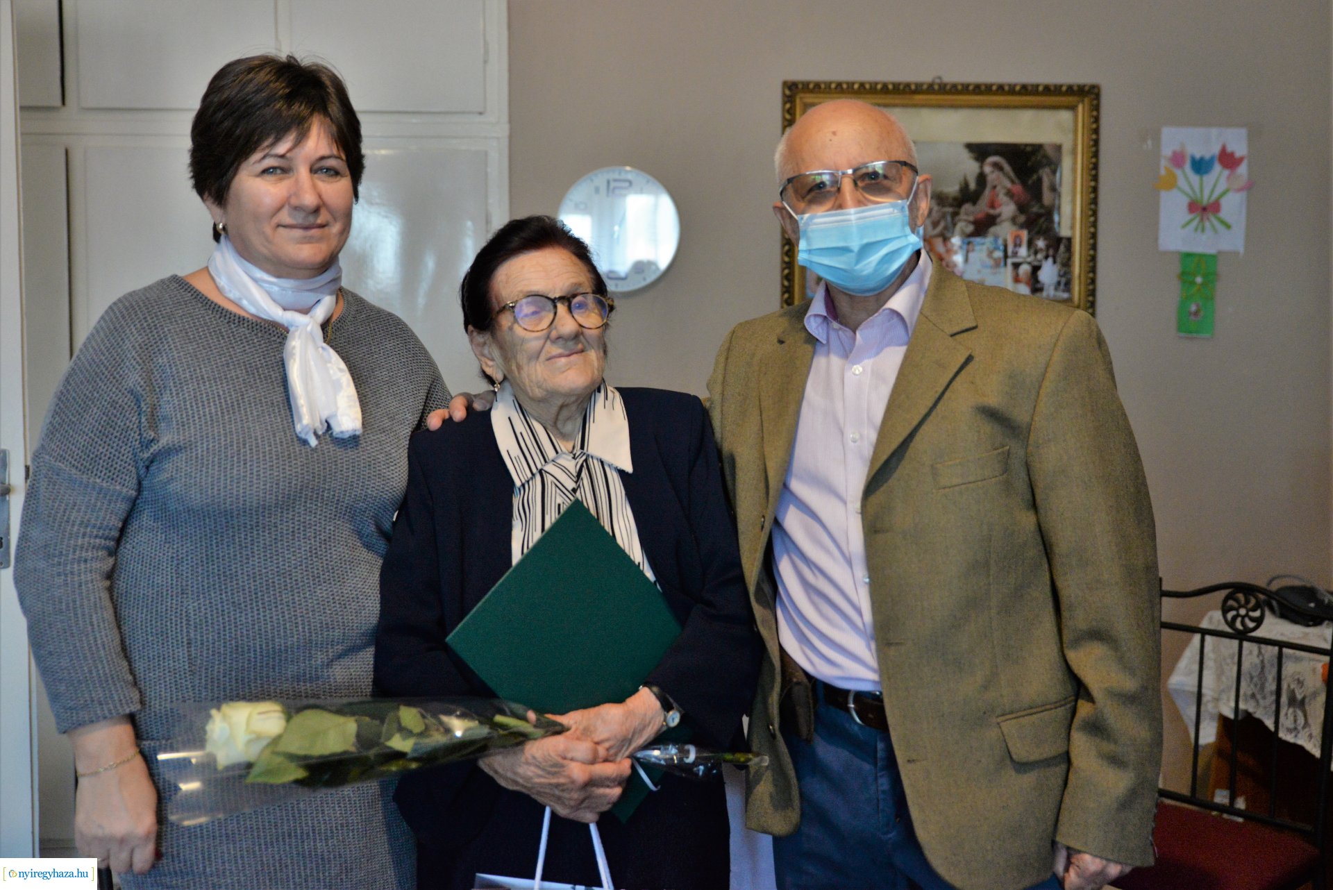 Szépkorú Kozma Ferencné köszöntése