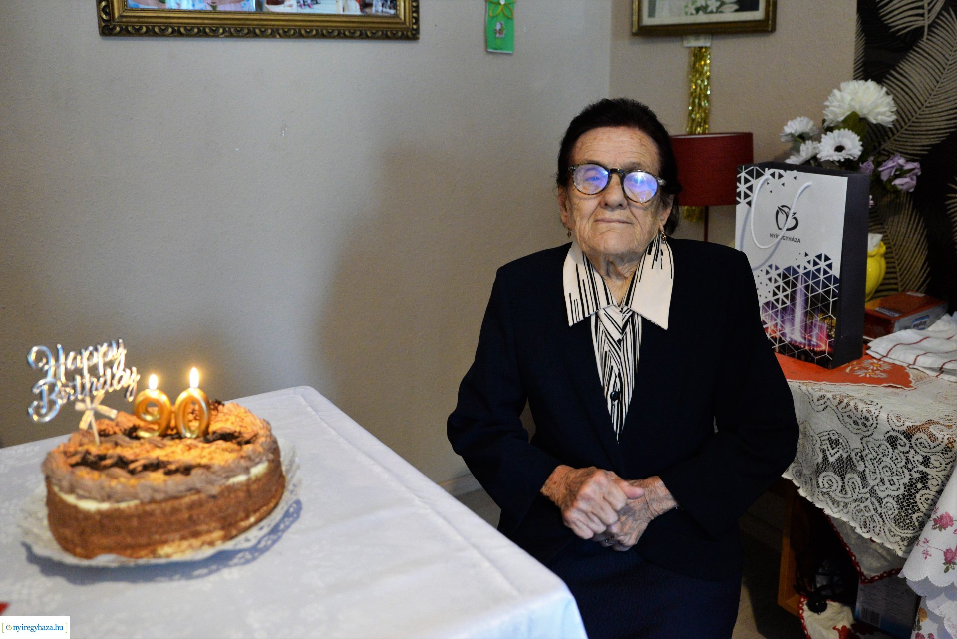 Szépkorú Kozma Ferencné köszöntése