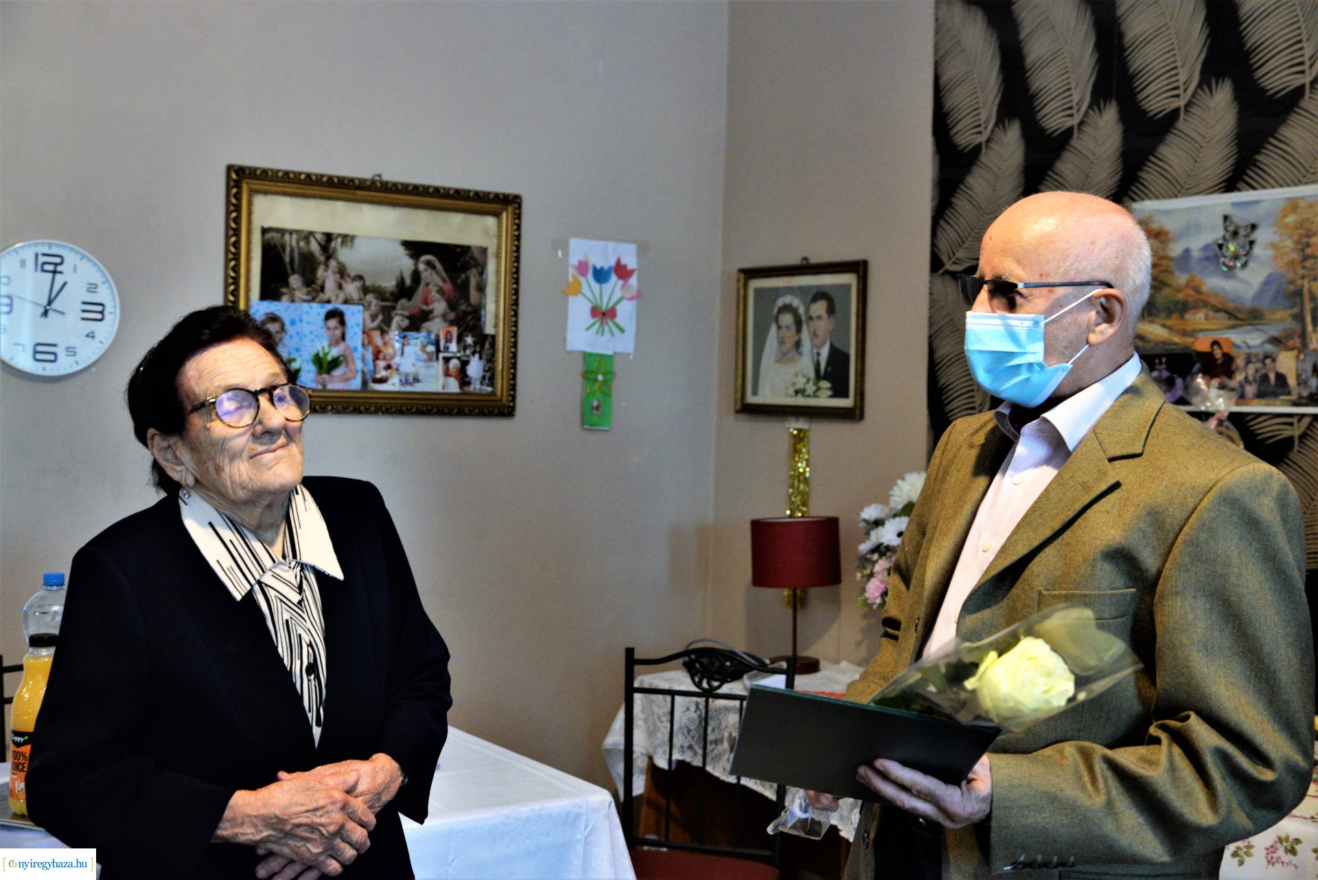 Szépkorú Kozma Ferencné köszöntése