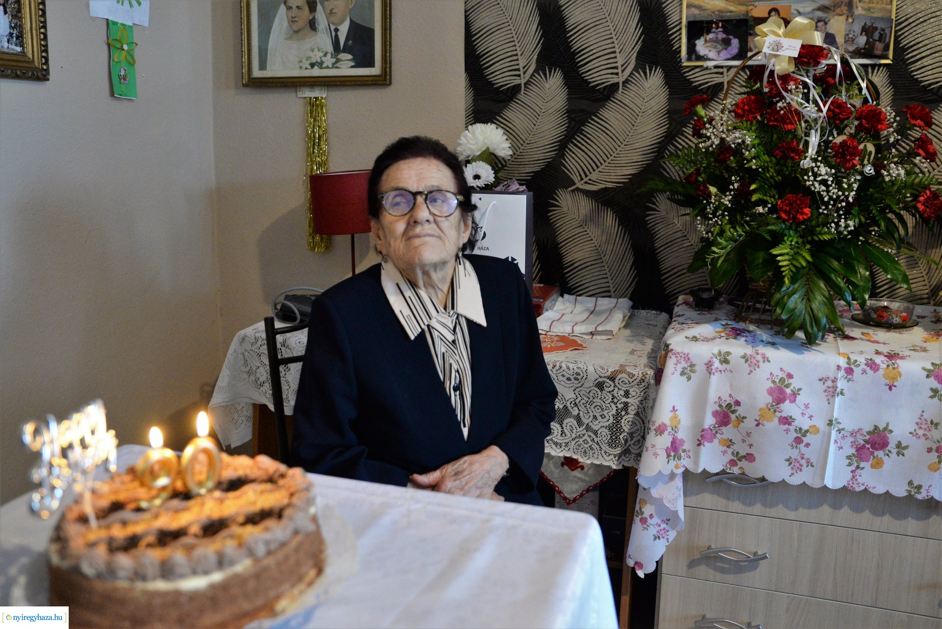 Szépkorú Kozma Ferencné köszöntése