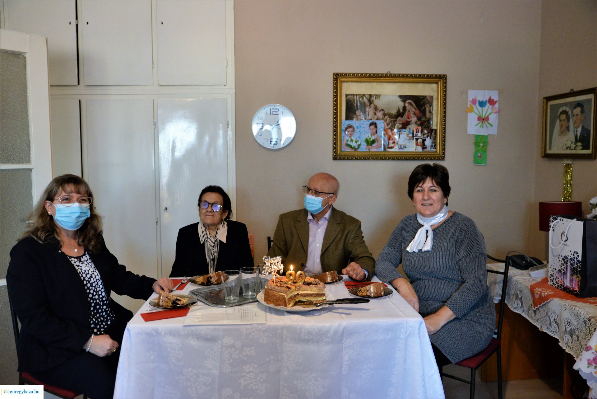 Szépkorú Kozma Ferencné köszöntése