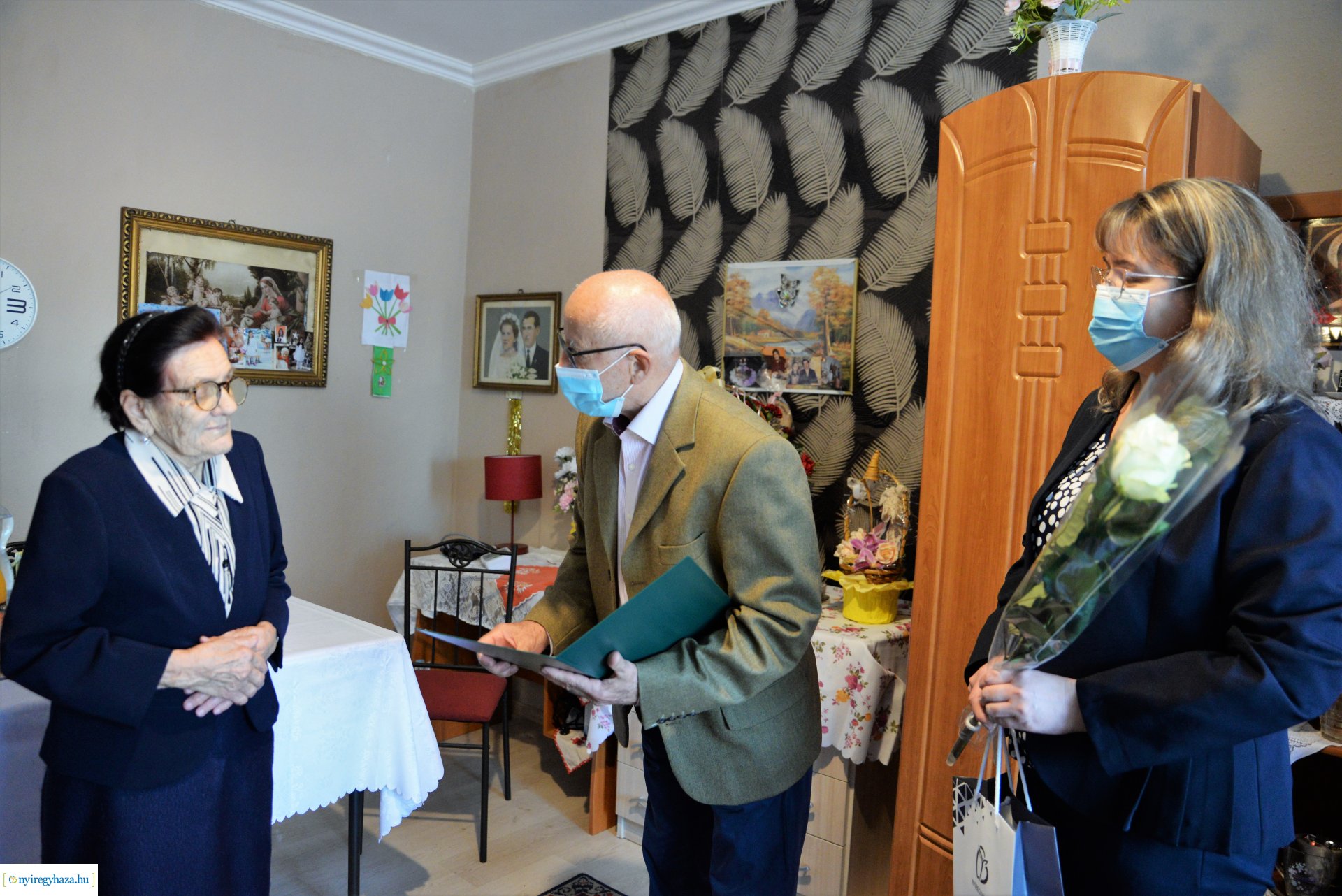 Szépkorú Kozma Ferencné köszöntése