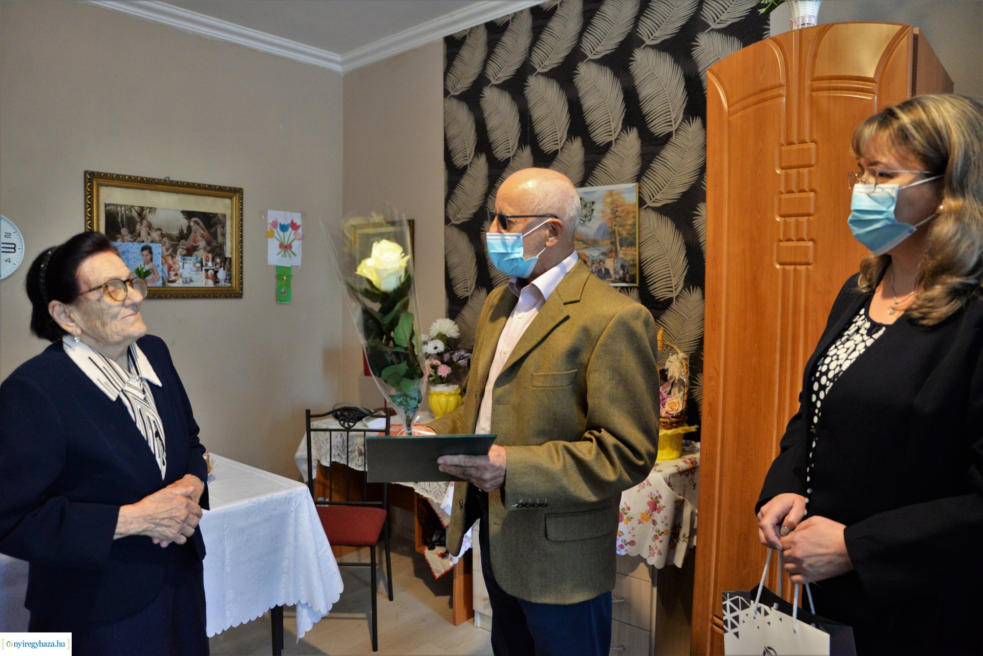 Szépkorú Kozma Ferencné köszöntése