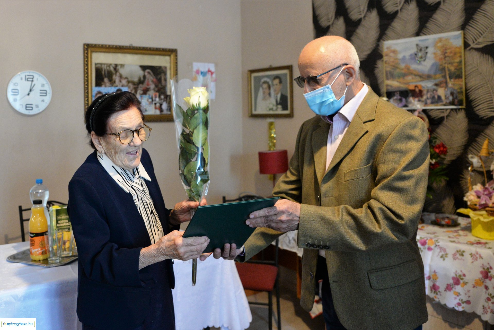 Szépkorú Kozma Ferencné köszöntése