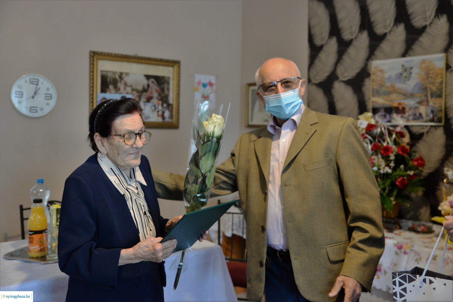 Szépkorú Kozma Ferencné köszöntése