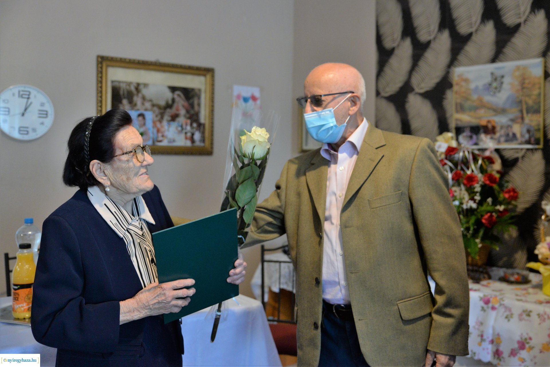 Szépkorú Kozma Ferencné köszöntése