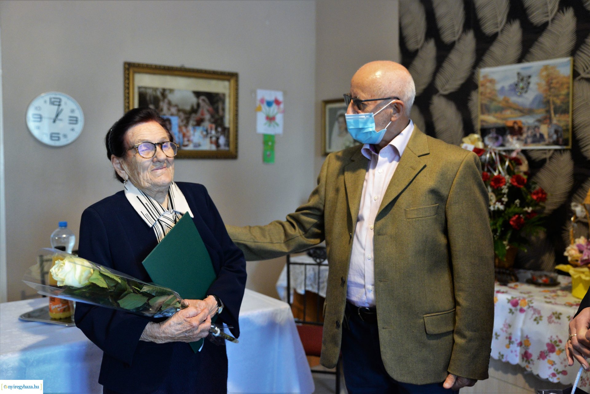 Szépkorú Kozma Ferencné köszöntése