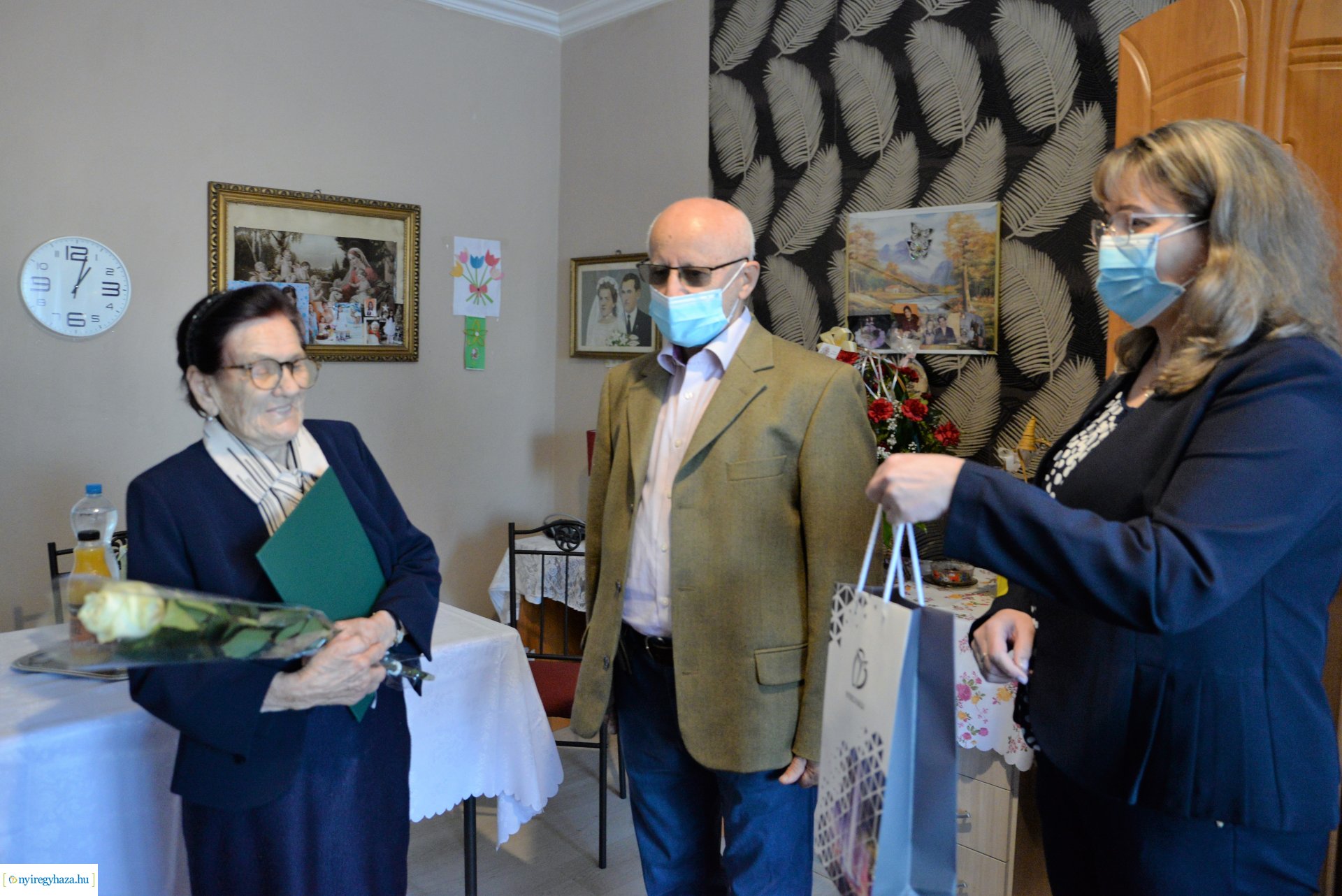 Szépkorú Kozma Ferencné köszöntése