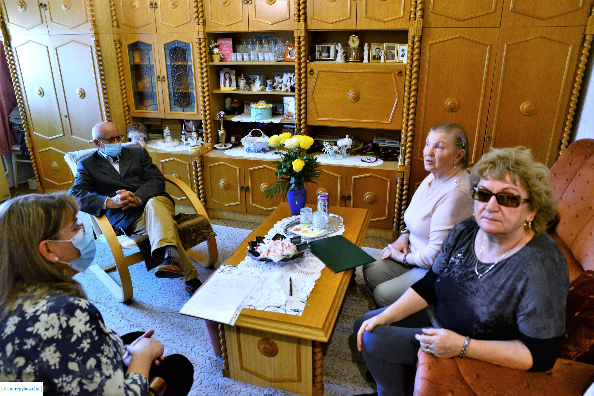 Szépkorú Varga Józsefné köszöntése