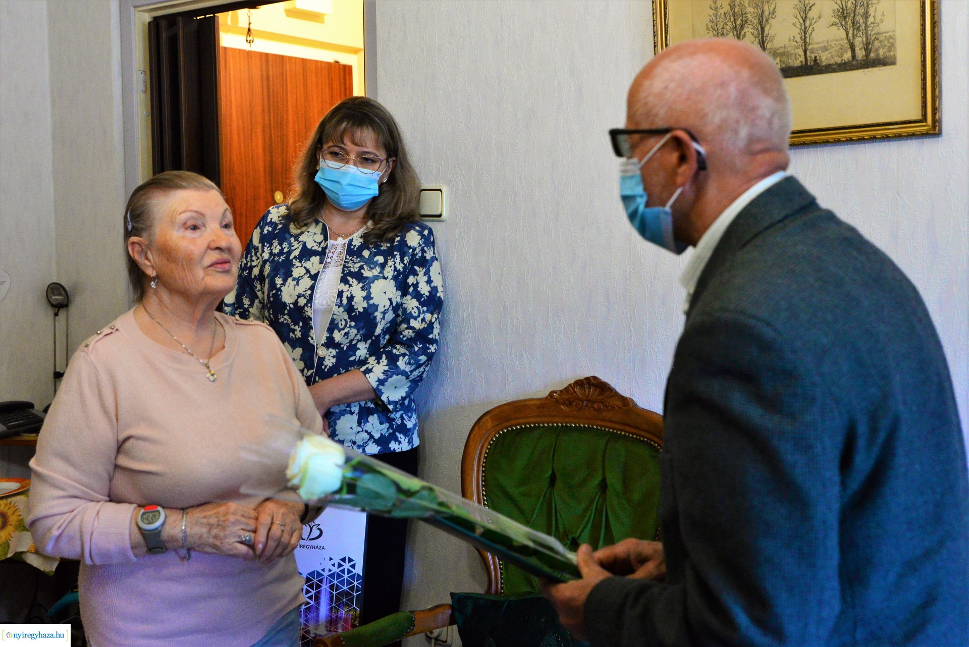 Szépkorú Varga Józsefné köszöntése