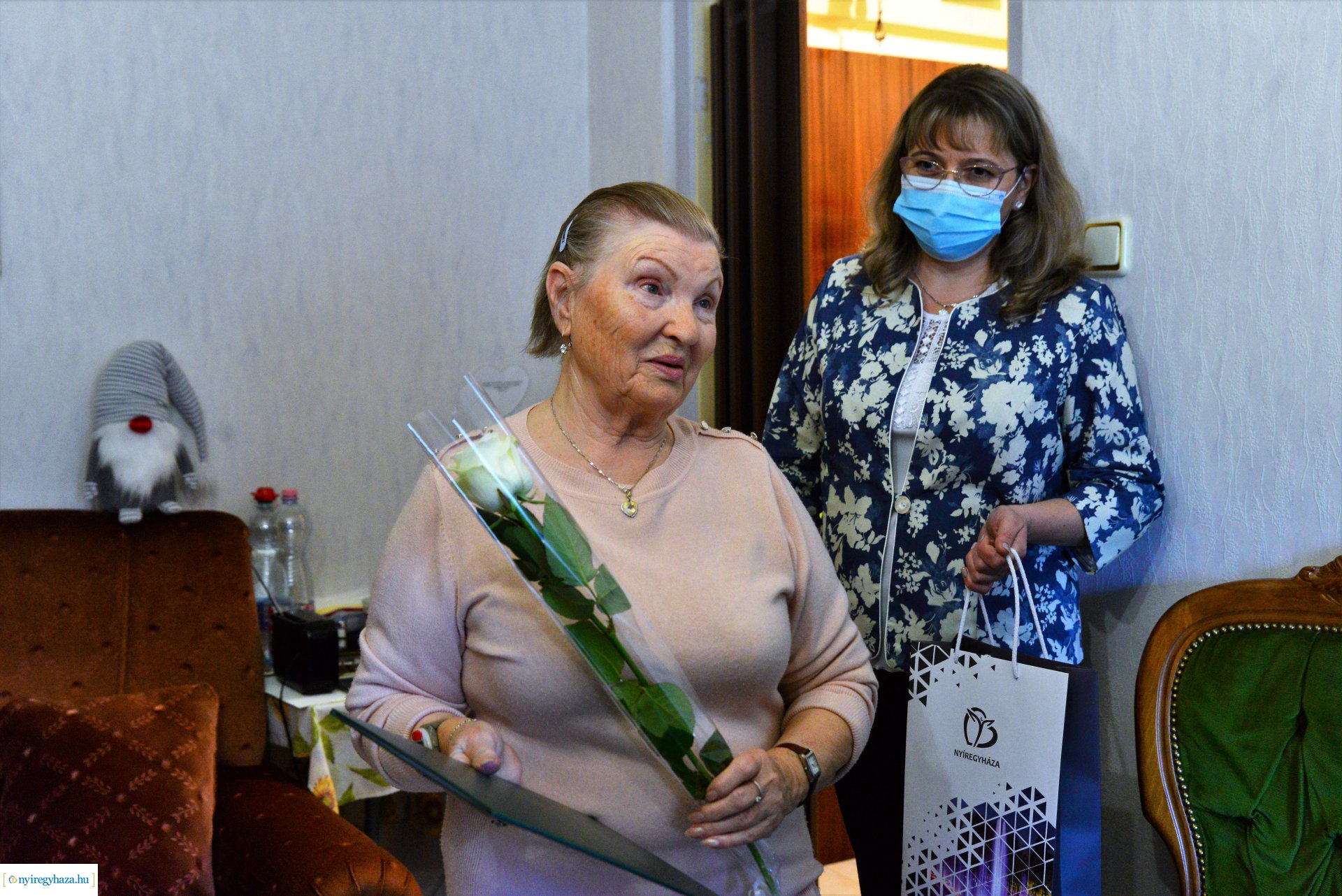 Szépkorú Varga Józsefné köszöntése