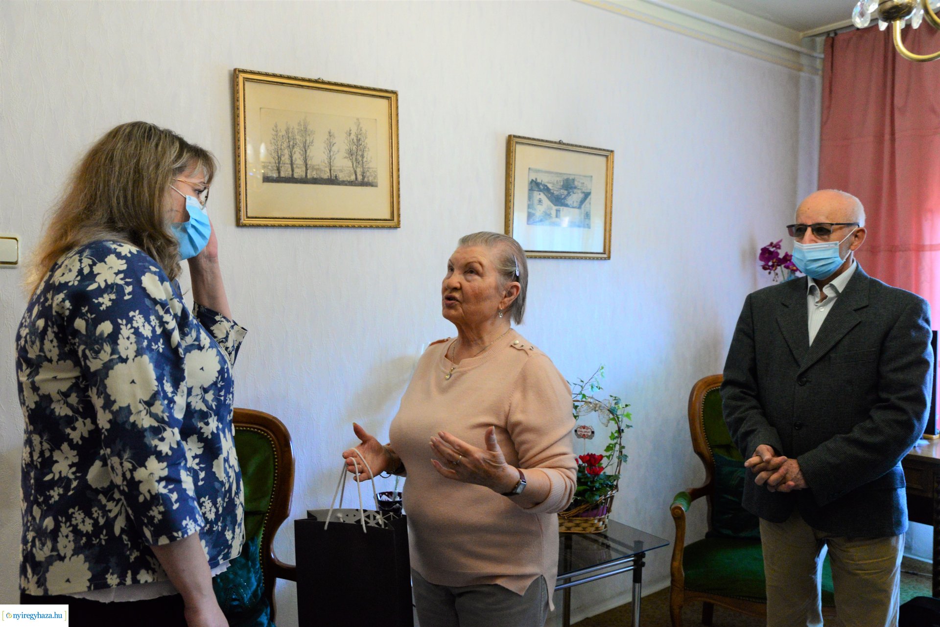 Szépkorú Varga Józsefné köszöntése