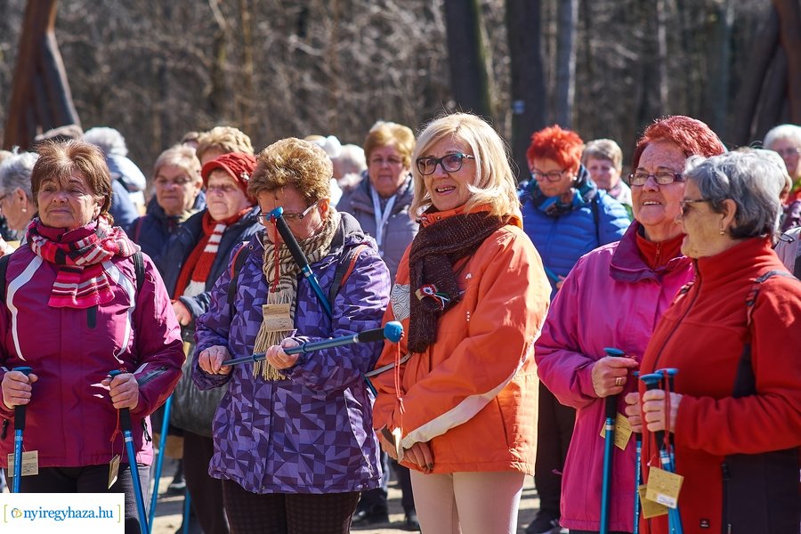 Szépkorúak első sétája az Erdei Tornapályán