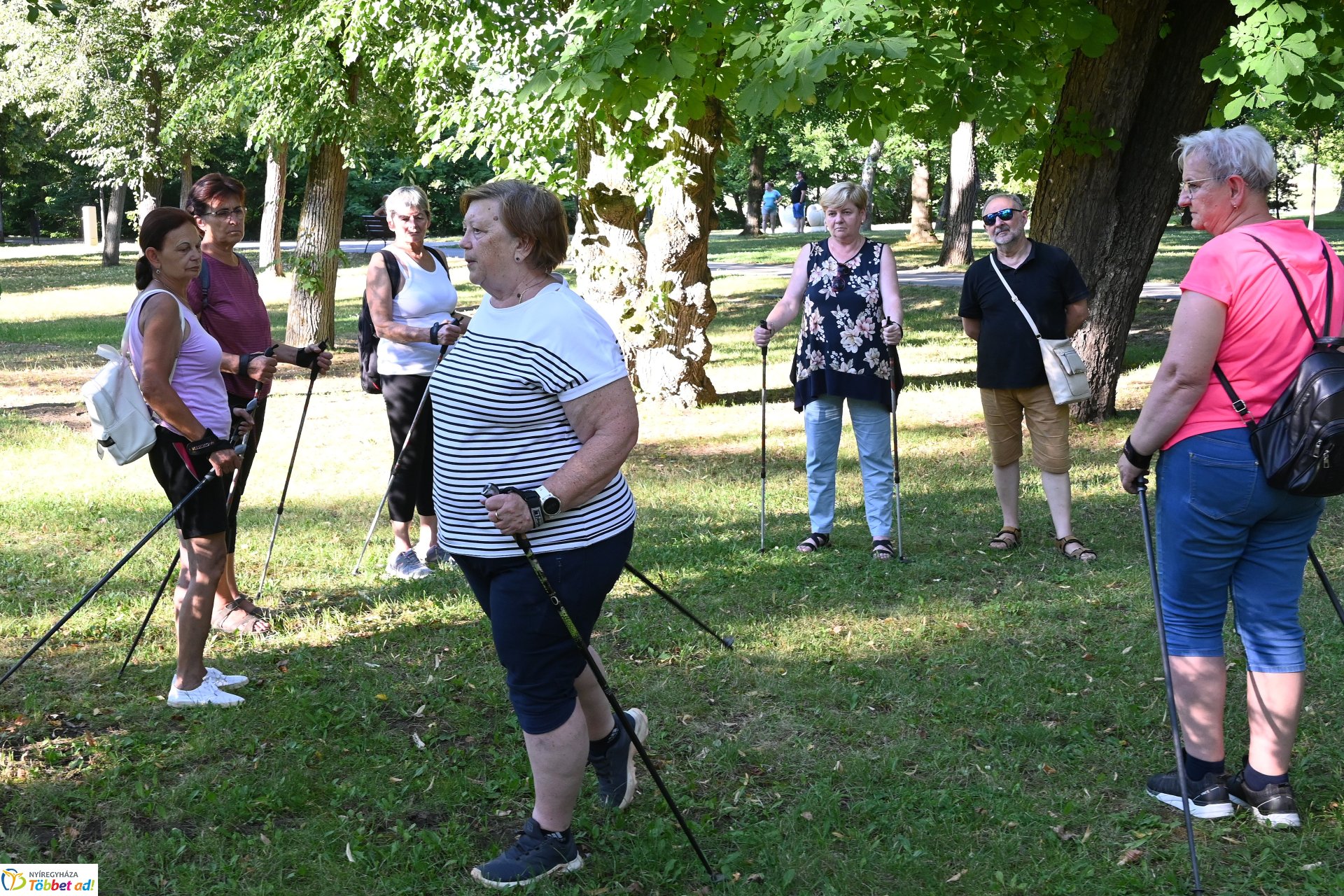 Szerdai nordic walking Sóstón, mely mindenki számára ingyenesen vehető igénybe