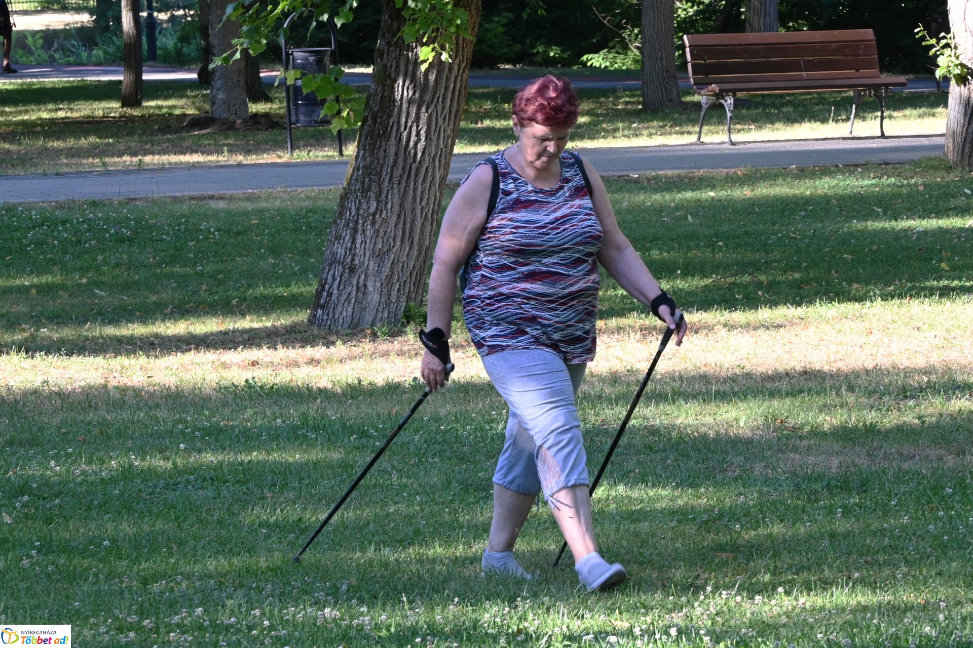 Szerdai nordic walking Sóstón, mely mindenki számára ingyenesen vehető igénybe