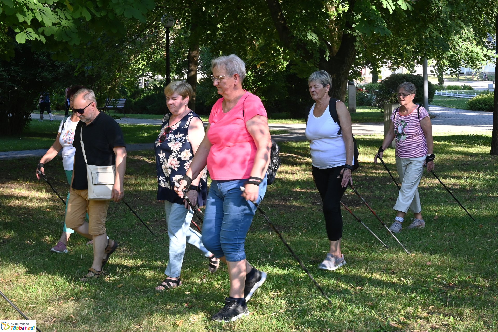 Szerdai nordic walking Sóstón, mely mindenki számára ingyenesen vehető igénybe