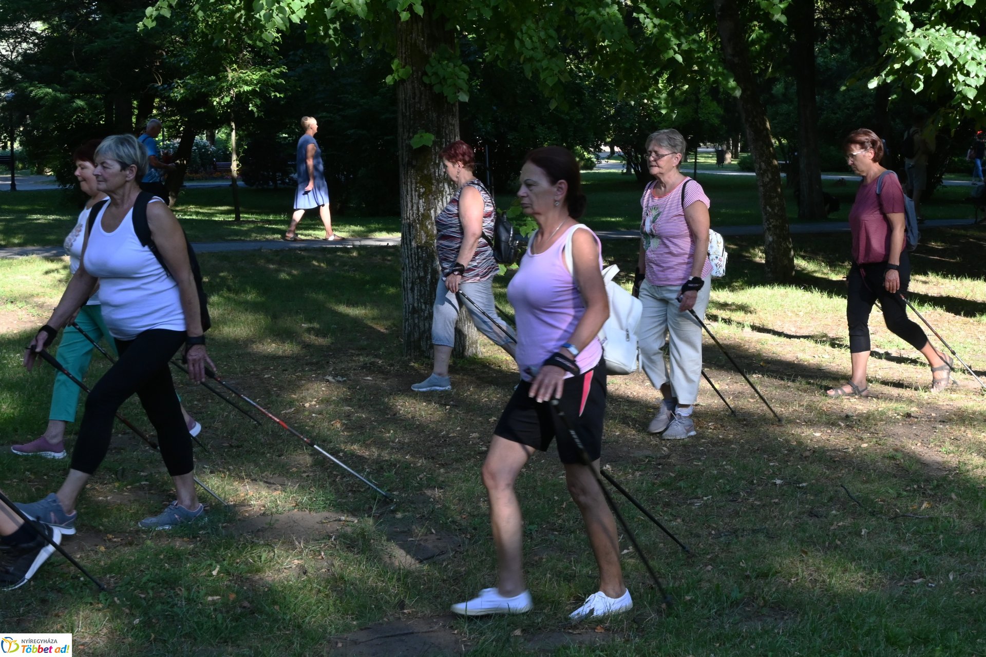 Szerdai nordic walking Sóstón, mely mindenki számára ingyenesen vehető igénybe