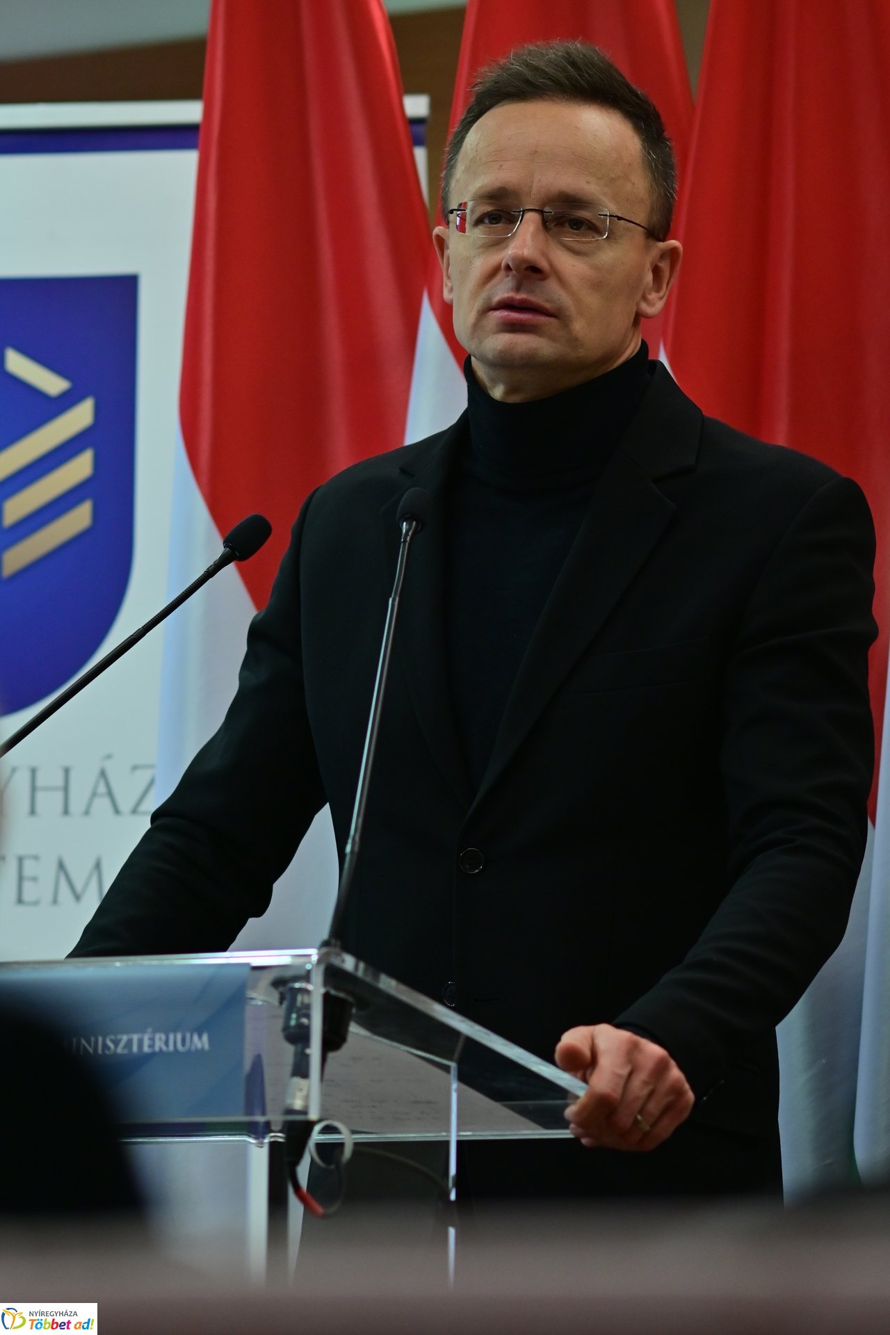 Szijjártó Péter előadása a Nyíregyházi Egyetemen 2024