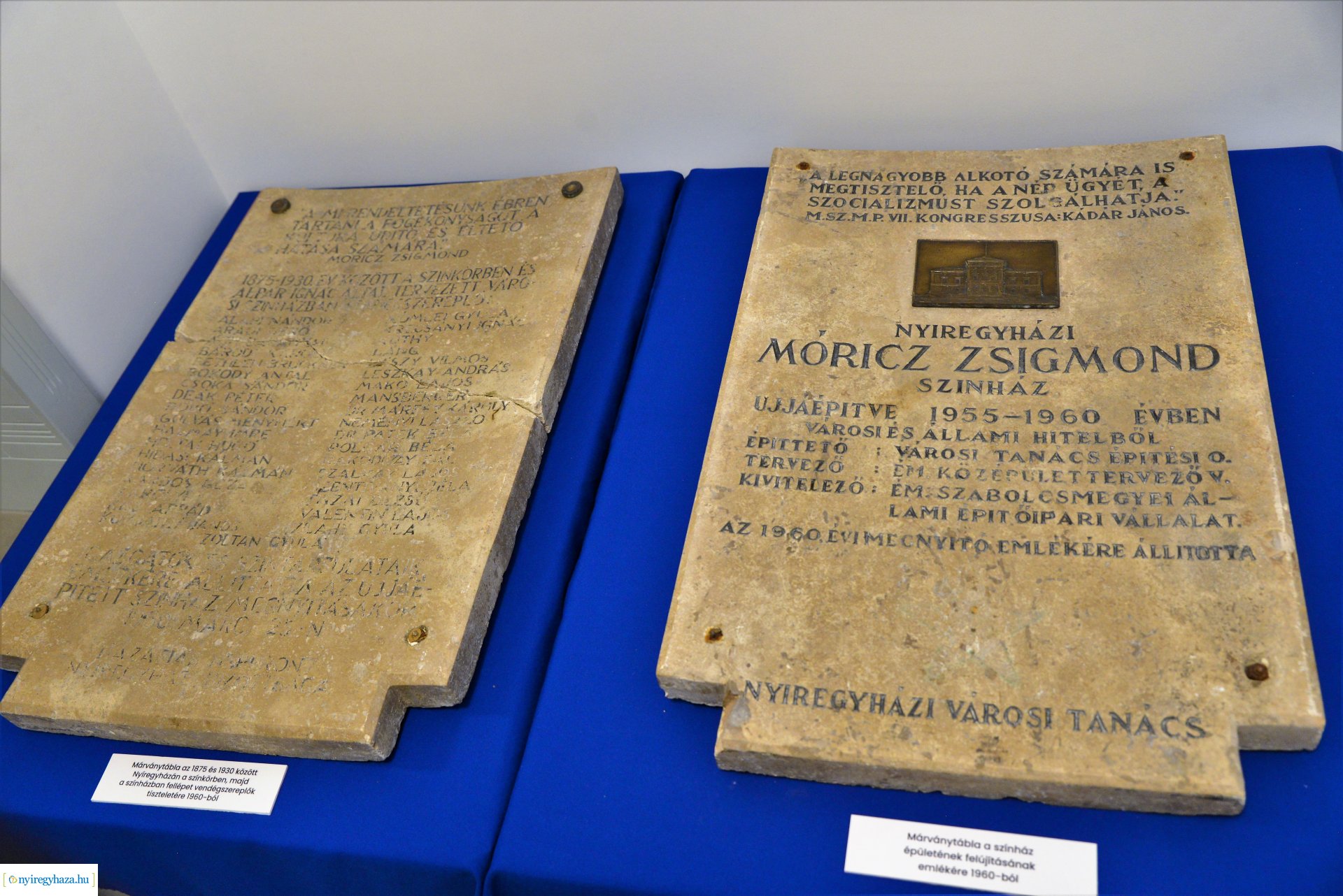 Színháztörténeti kiállítás a Színdbád-ban