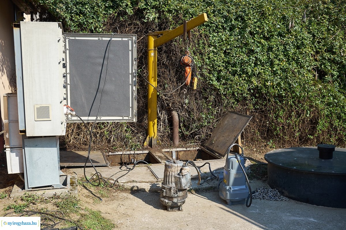 Szivattyú csere a Legyező utcán