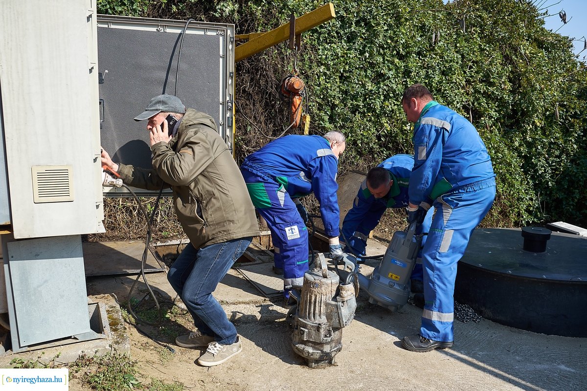 Szivattyú csere a Legyező utcán