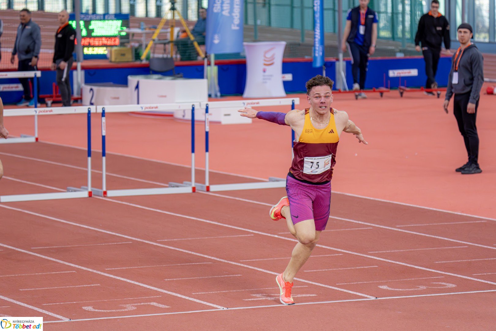 Szlovák atlétikai versenyt rendeztek a Nyíregyházi Atlétikai Centrumban