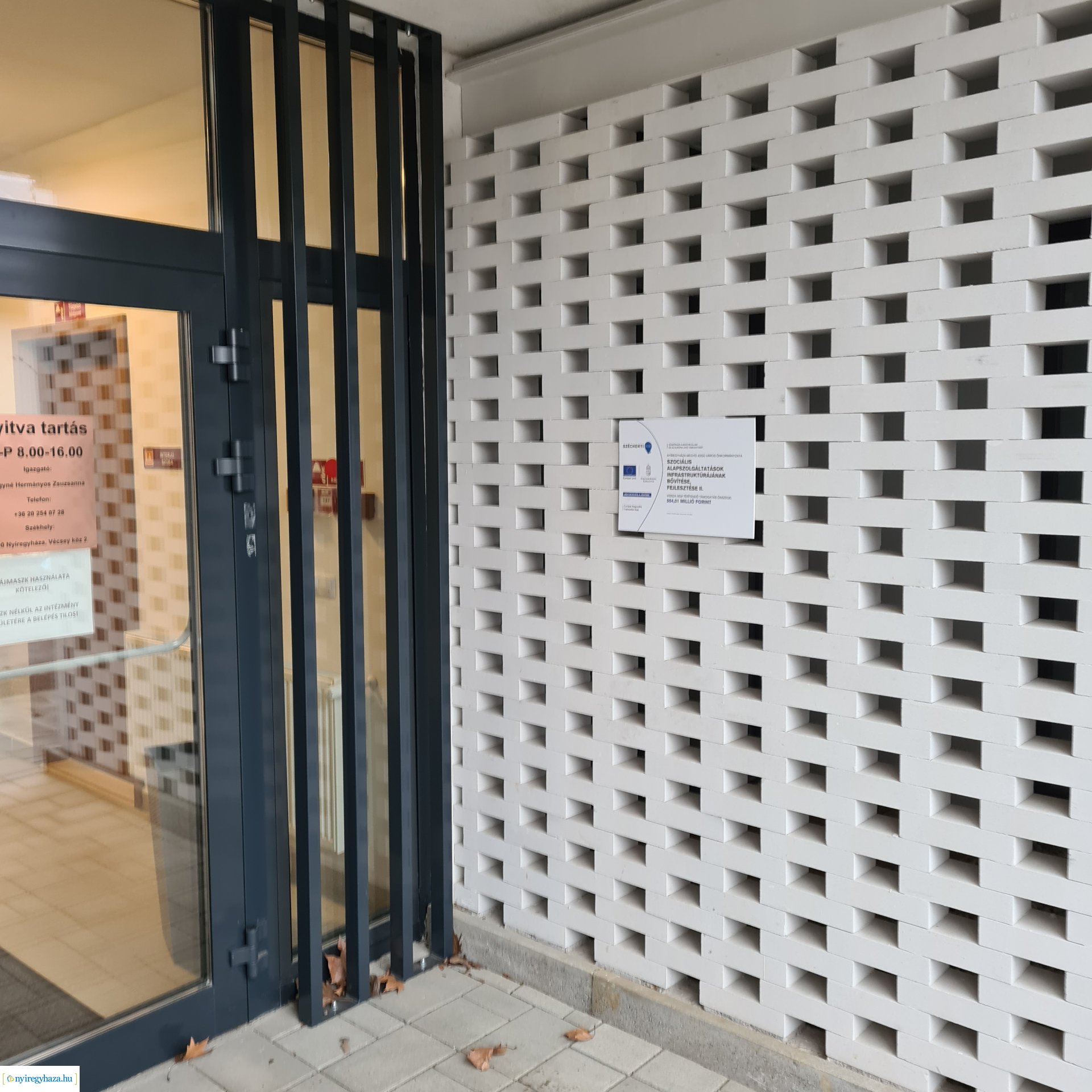 Szociális alapszolgáltatások infrastruktúrájának bővítése 20190712