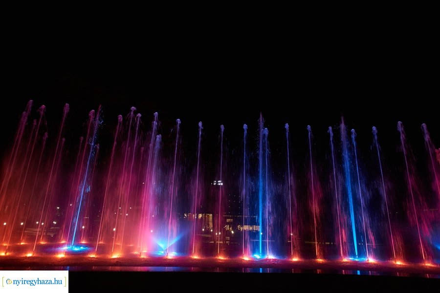 Szökőkút próba Sóstón 20211018