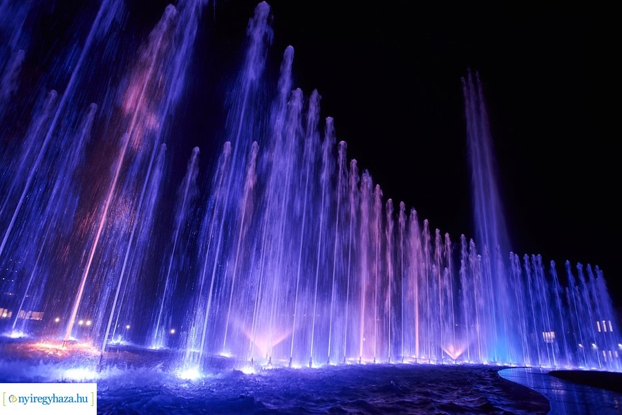 Szökőkút próba Sóstón 20211018