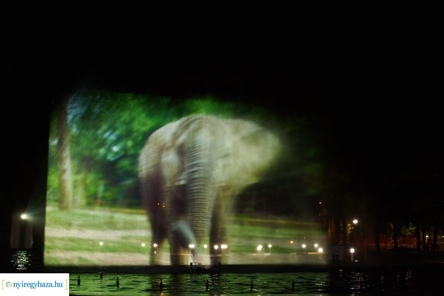 Szökőkút próba Sóstón 20211018